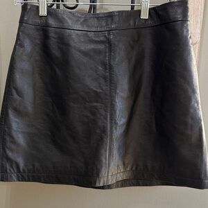 cupcakes & cashmere Black Mini Skirt